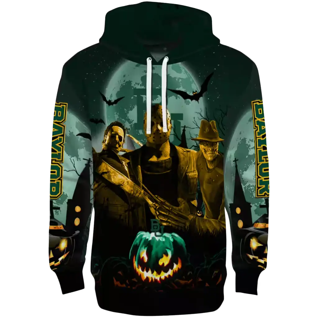 baylor bears halloween vibes green black hoodie best selling baylor bears halloween vibes green black hoodie best selling