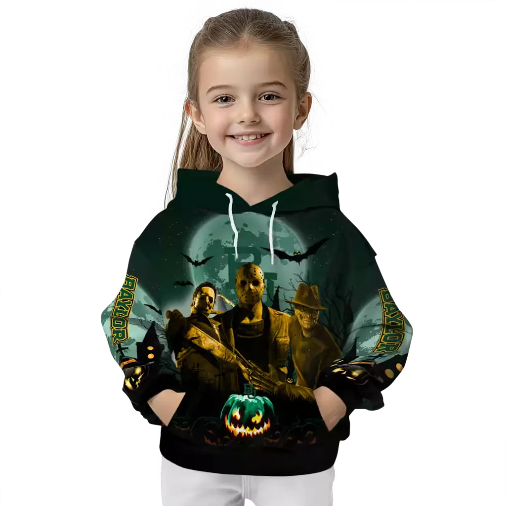 baylor bears halloween vibes green black hoodie top rated baylor bears halloween vibes green black hoodie top rated