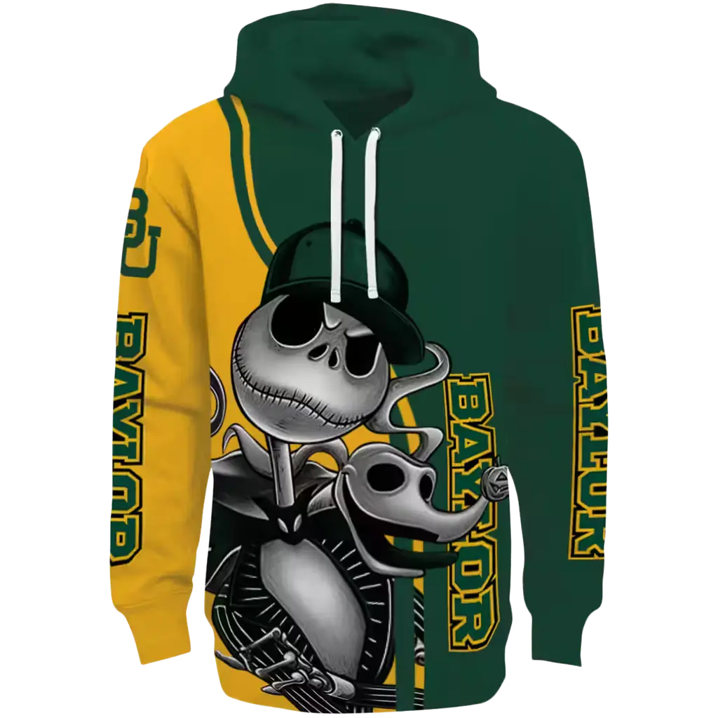 baylor bears jack skellington green hoodie best selling baylor bears jack skellington green hoodie best selling