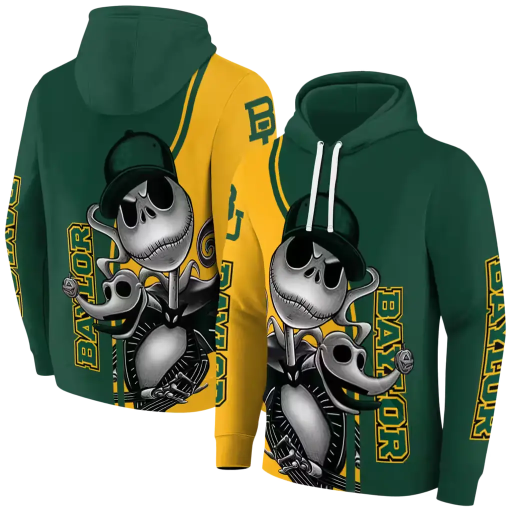baylor bears jack skellington green hoodie fashion forward baylor bears jack skellington green hoodie fashion forward