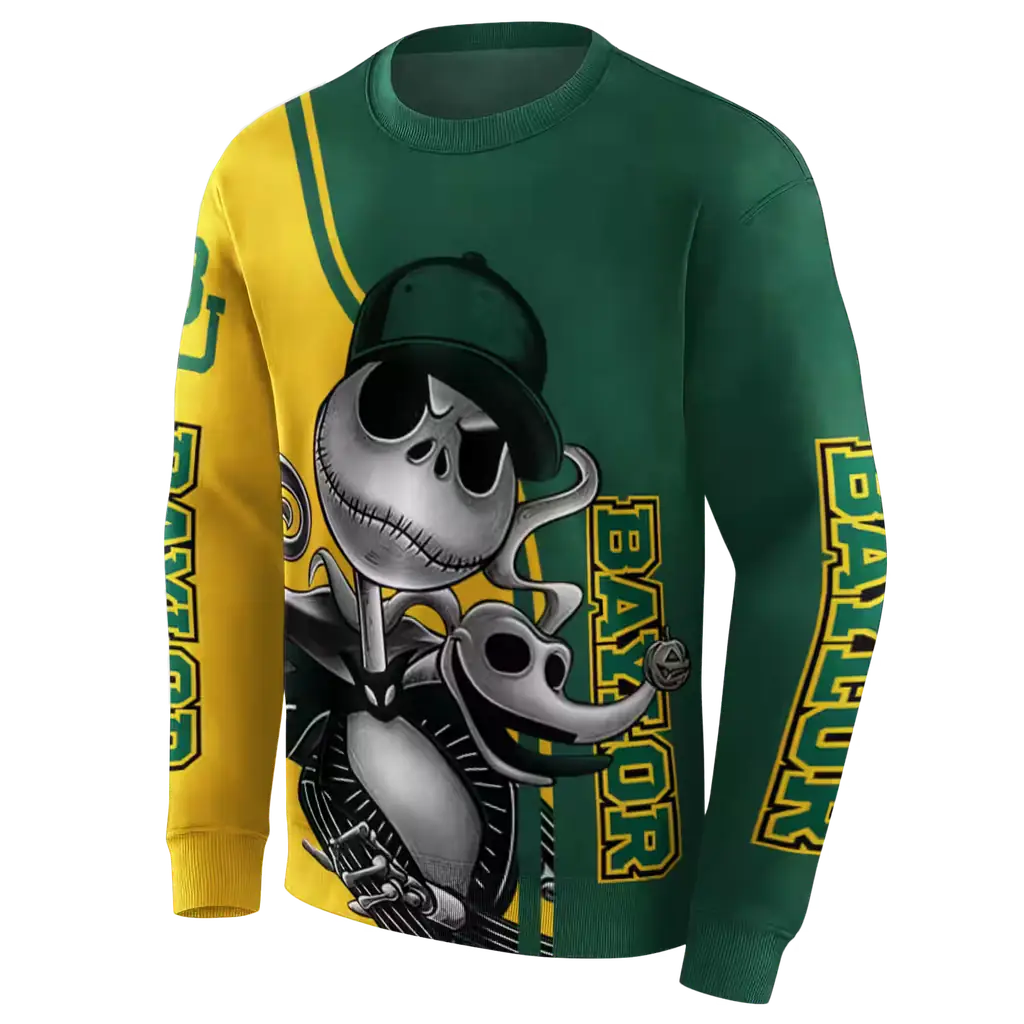 baylor bears jack skellington green hoodie new arrival baylor bears jack skellington green hoodie new arrival