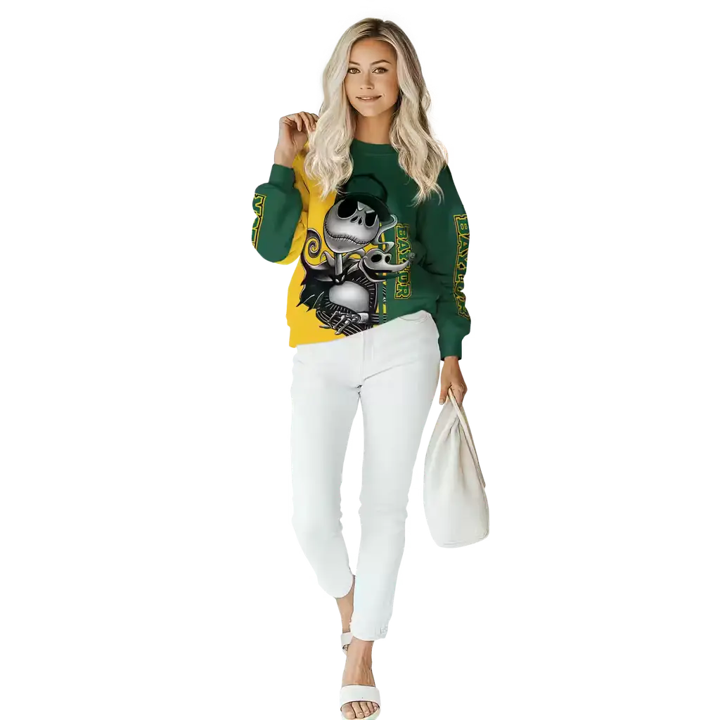 baylor bears jack skellington green hoodie trendy baylor bears jack skellington green hoodie trendy
