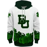 baylor bears lucky motif white green hoodie best selling
