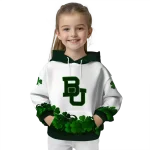 baylor bears lucky motif white green hoodie best selling