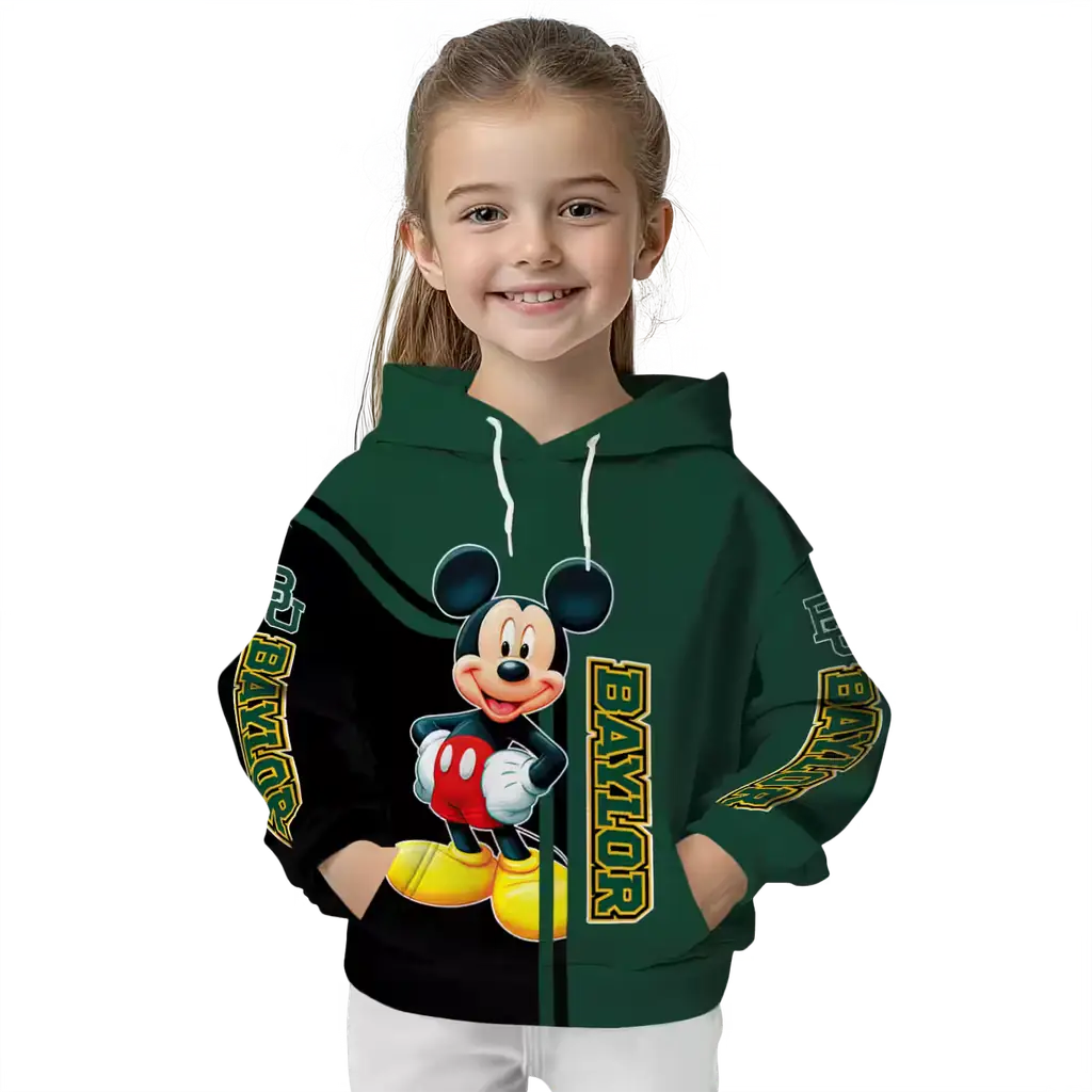 baylor bears mickey mouse green black hoodie top rated baylor bears mickey mouse green black hoodie top rated