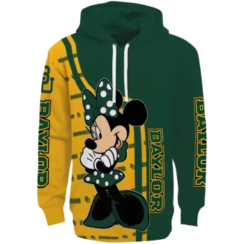 baylor bears minnie mouse green hoodie best selling