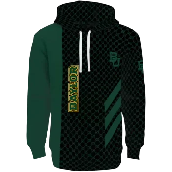 baylor bears monogram pattern green hoodie best selling