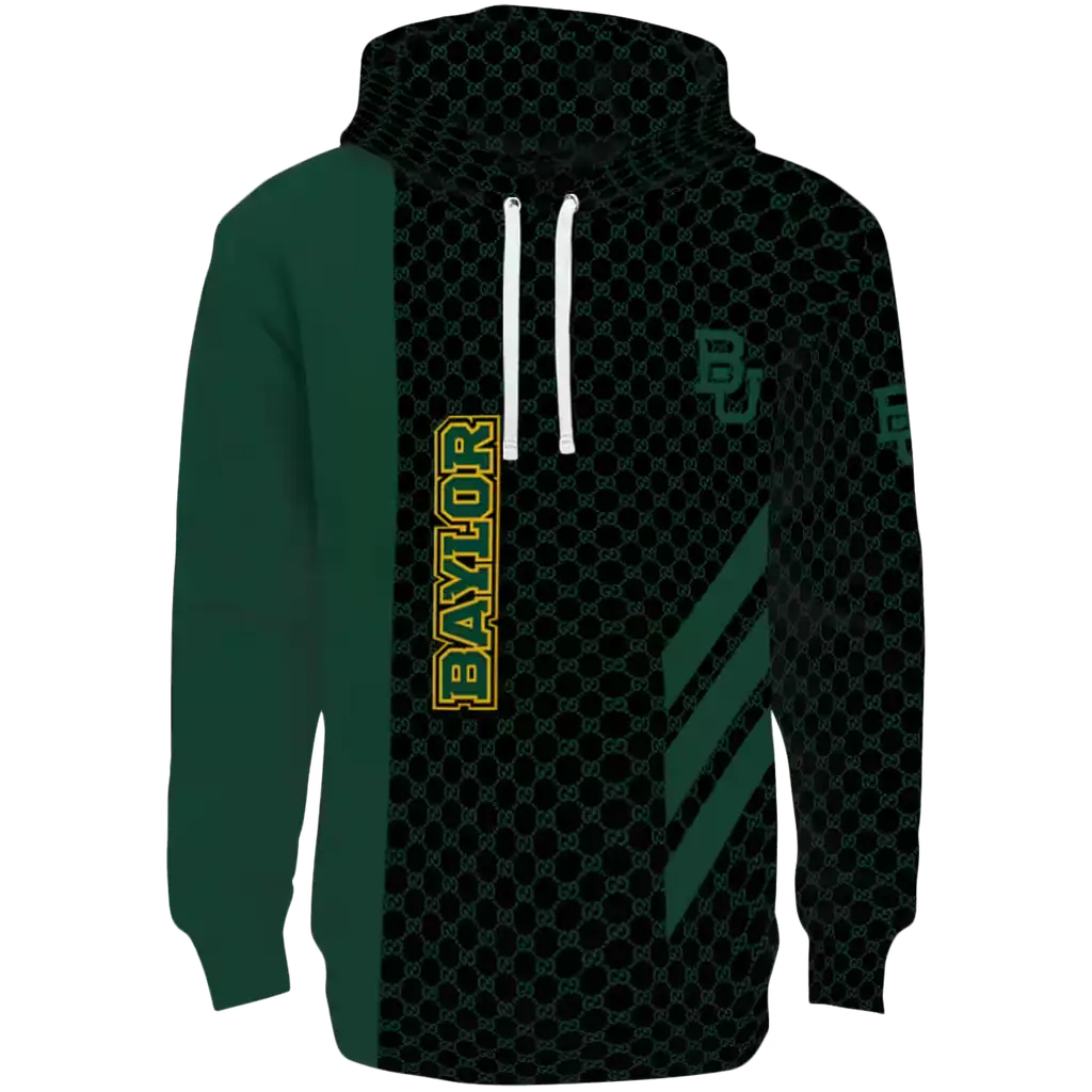 baylor bears monogram pattern green hoodie best selling baylor bears monogram pattern green hoodie best selling
