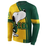 baylor bears playful snoopy green hoodie best selling