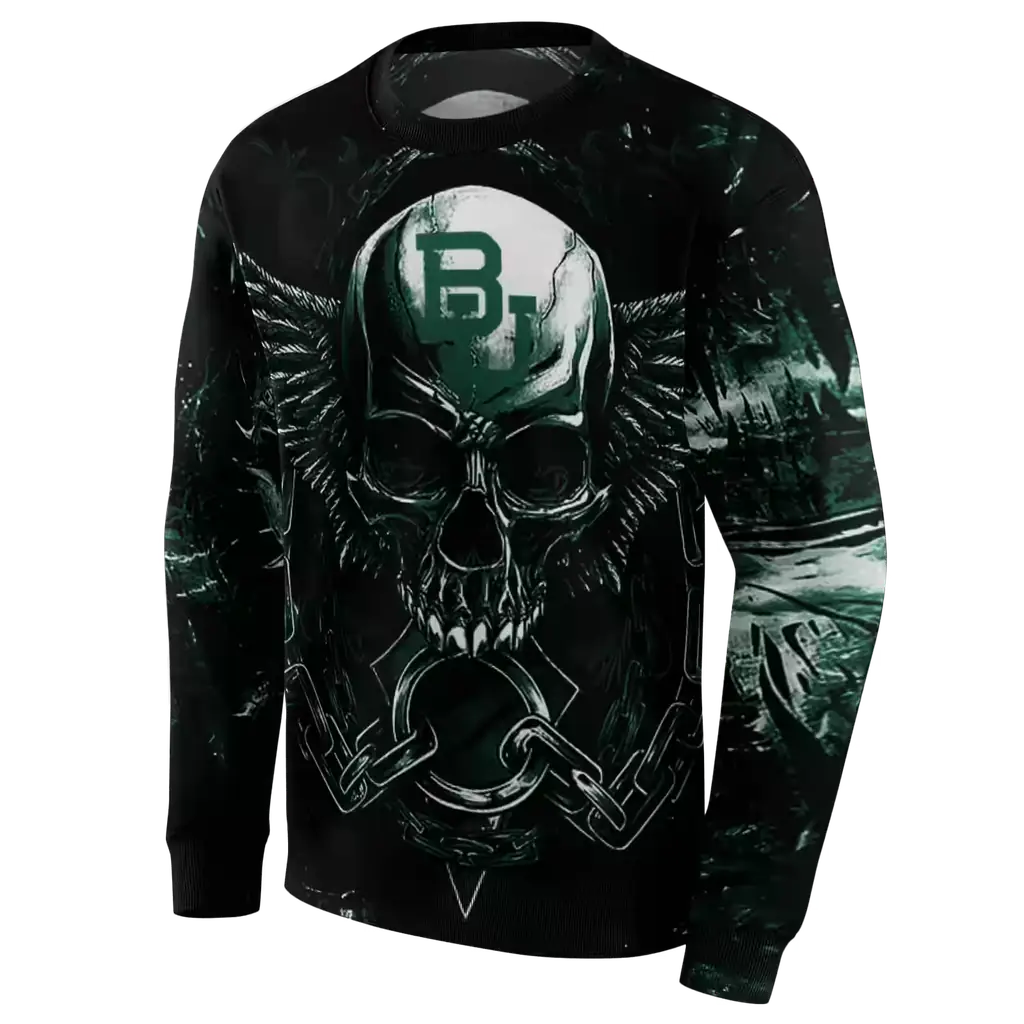 baylor bears skull artwork green black hoodie new arrival baylor bears skull artwork green black hoodie new arrival