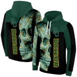 baylor bears skull motif green black hoodie best selling