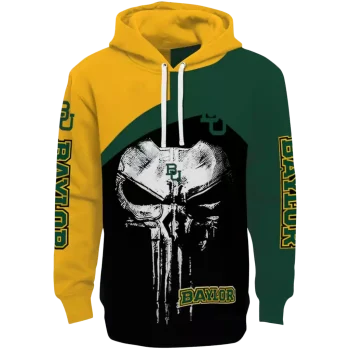 baylor bears skull punisher gold black hoodie best selling