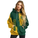 baylor bears splatter effect green hoodie best selling
