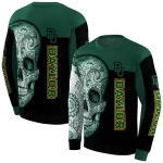 baylor bears sugar skull green black hoodie best selling
