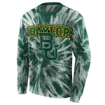 baylor bears tie dye pattern green hoodie best selling