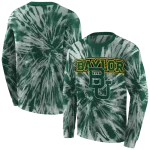 baylor bears tie dye pattern green hoodie best selling