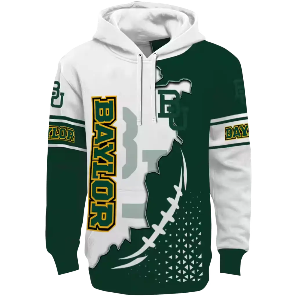 baylor bears triangular pattern green white hoodie best selling baylor bears triangular pattern green white hoodie best selling
