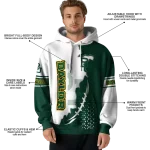 baylor bears triangular pattern green white hoodie best selling