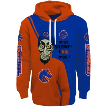 boise state broncos achmed skull orange hoodie best selling