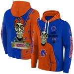 boise state broncos achmed skull orange hoodie best selling