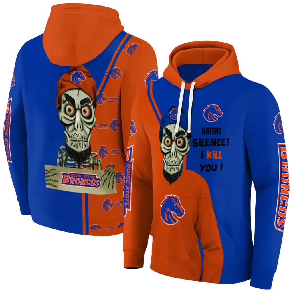 boise state broncos achmed skull orange hoodie fashion forward boise state broncos achmed skull orange hoodie fashion forward