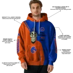 boise state broncos achmed skull orange hoodie best selling