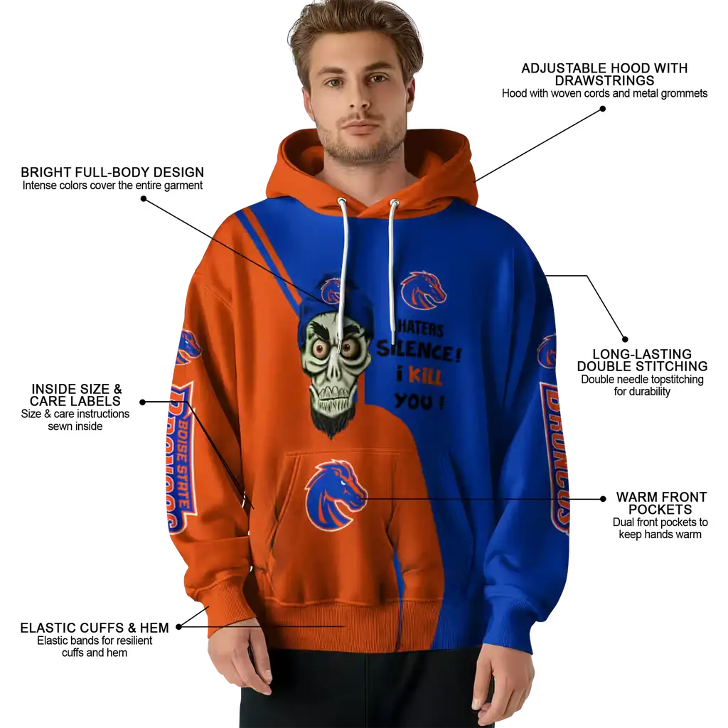 boise state broncos achmed skull orange hoodie latest model boise state broncos achmed skull orange hoodie latest model