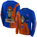 boise state broncos achmed skull orange hoodie best selling