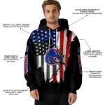 boise state broncos american pride black hoodie best selling