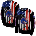 boise state broncos american pride black hoodie best selling