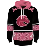 boise state broncos awareness ribbon black pink hoodie best selling