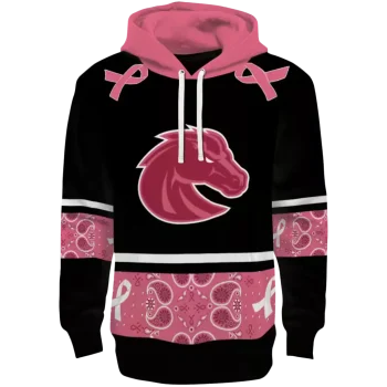 boise state broncos awareness ribbon black pink hoodie best selling