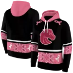 boise state broncos awareness ribbon black pink hoodie best selling