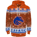 boise state broncos christmas trees orange hoodie best selling