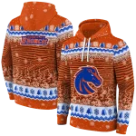 boise state broncos christmas trees orange hoodie best selling