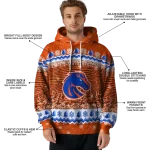boise state broncos christmas trees orange hoodie best selling