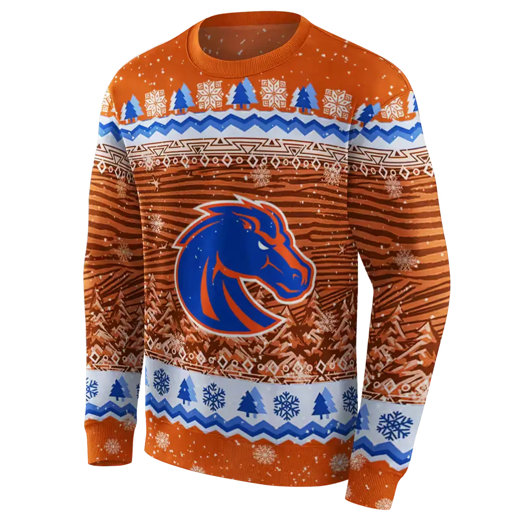 boise state broncos christmas trees orange hoodie new arrival boise state broncos christmas trees orange hoodie new arrival