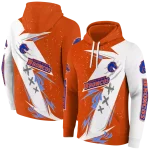 boise state broncos dynamic slash orange white hoodie best selling