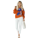boise state broncos football heartbeat orange hoodie best selling