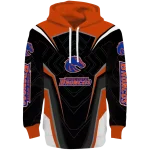 boise state broncos futuristic pattern orange black hoodie best selling