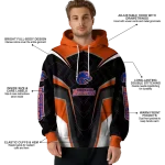 boise state broncos futuristic pattern orange black hoodie best selling