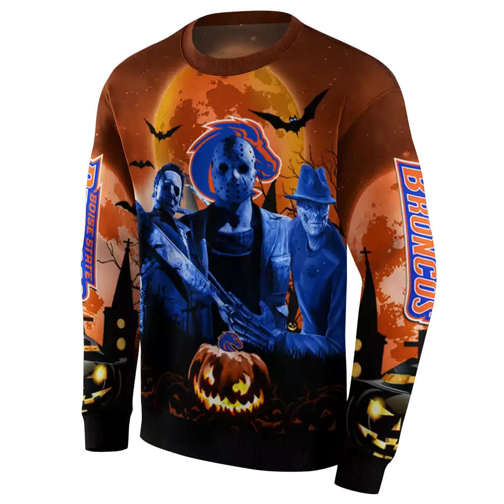 boise state broncos halloween vibes orange black hoodie new arrival boise state broncos halloween vibes orange black hoodie new arrival