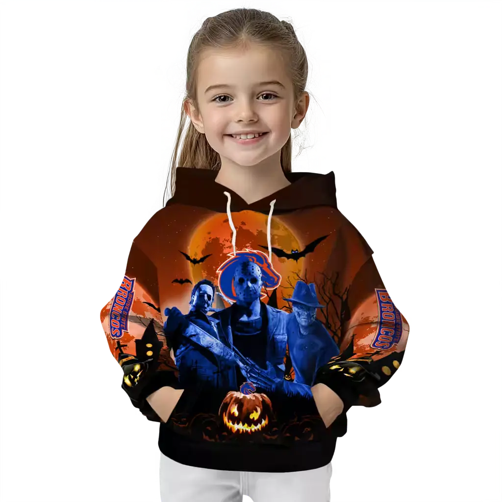 boise state broncos halloween vibes orange black hoodie top rated boise state broncos halloween vibes orange black hoodie top rated