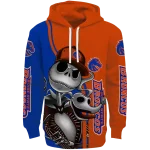 boise state broncos jack skellington orange hoodie best selling