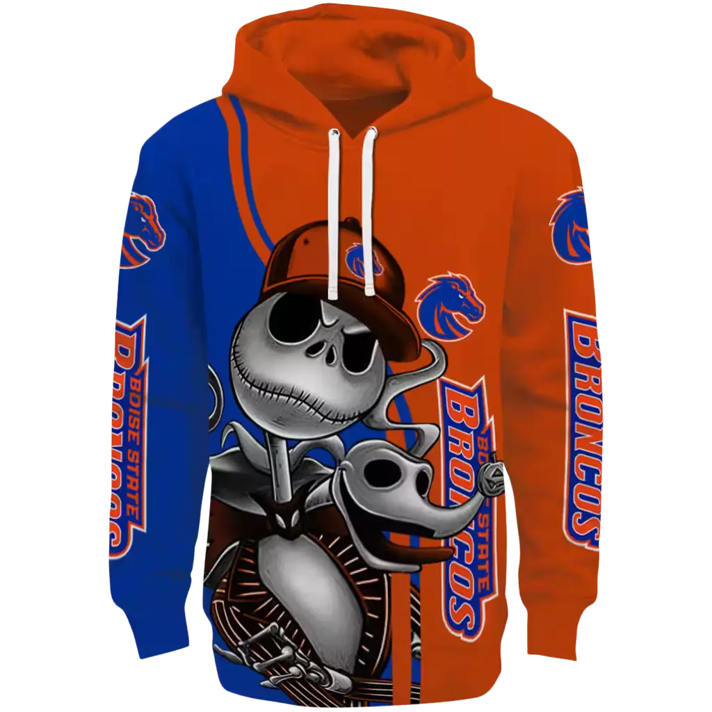 boise state broncos jack skellington orange hoodie best selling boise state broncos jack skellington orange hoodie best selling