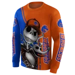 boise state broncos jack skellington orange hoodie best selling