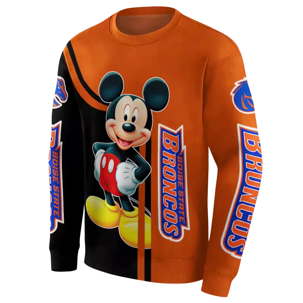 boise state broncos mickey mouse orange black hoodie new arrival boise state broncos mickey mouse orange black hoodie new arrival