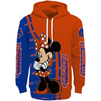 boise state broncos minnie mouse orange hoodie best selling