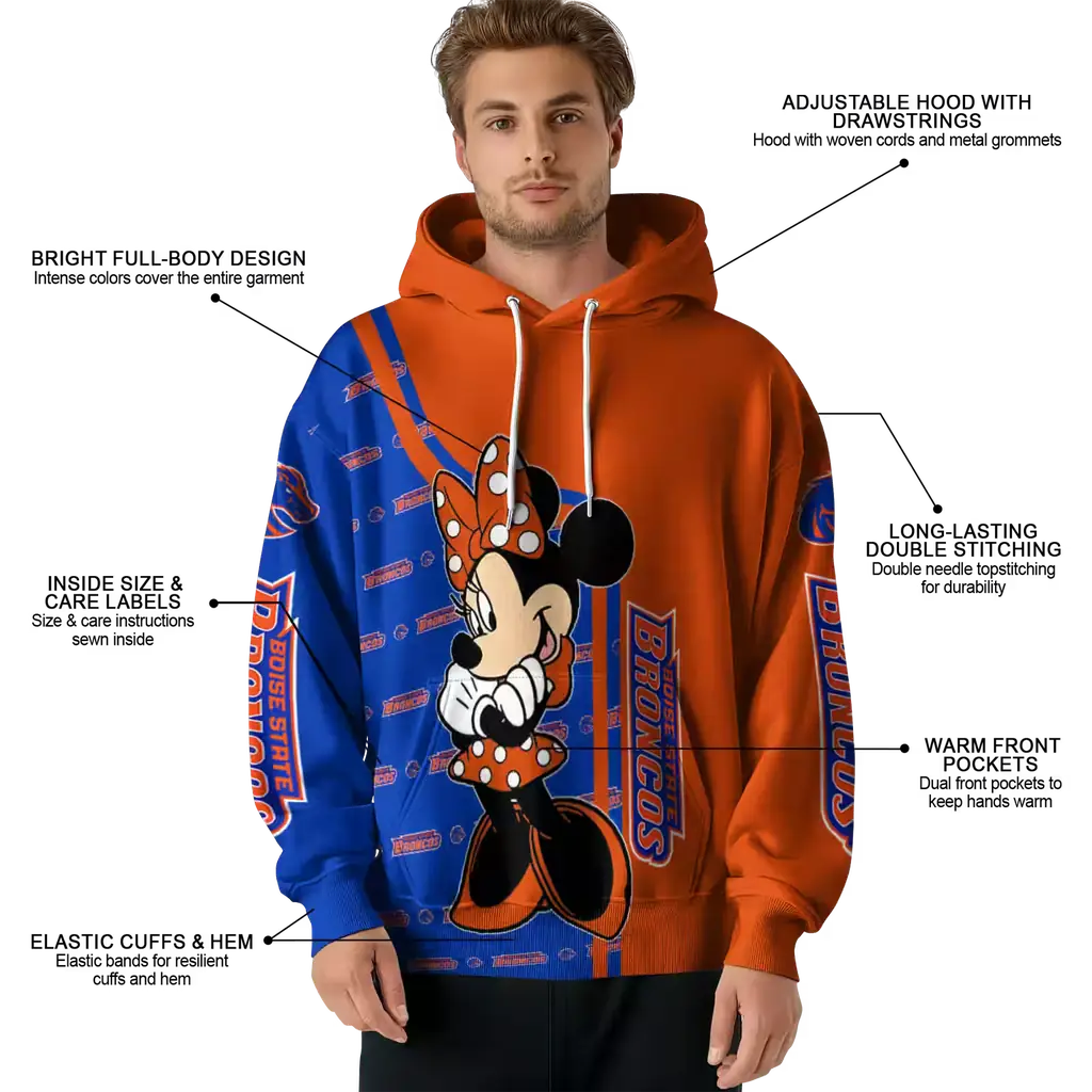 boise state broncos minnie mouse orange hoodie latest model boise state broncos minnie mouse orange hoodie latest model