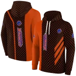 boise state broncos monogram pattern orange hoodie best selling